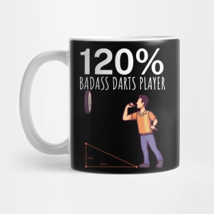 120 Badass Darts Player Mug